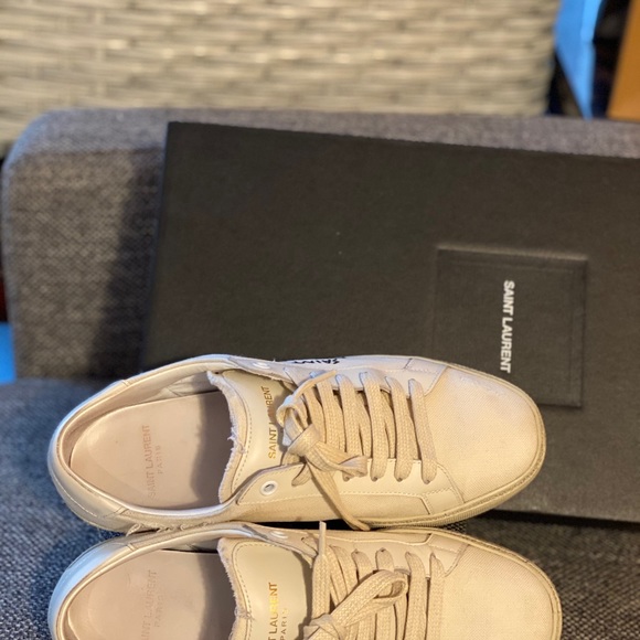 Preowned authentic Saint Laurent Sneakers 37.5W - Picture 14 of 16